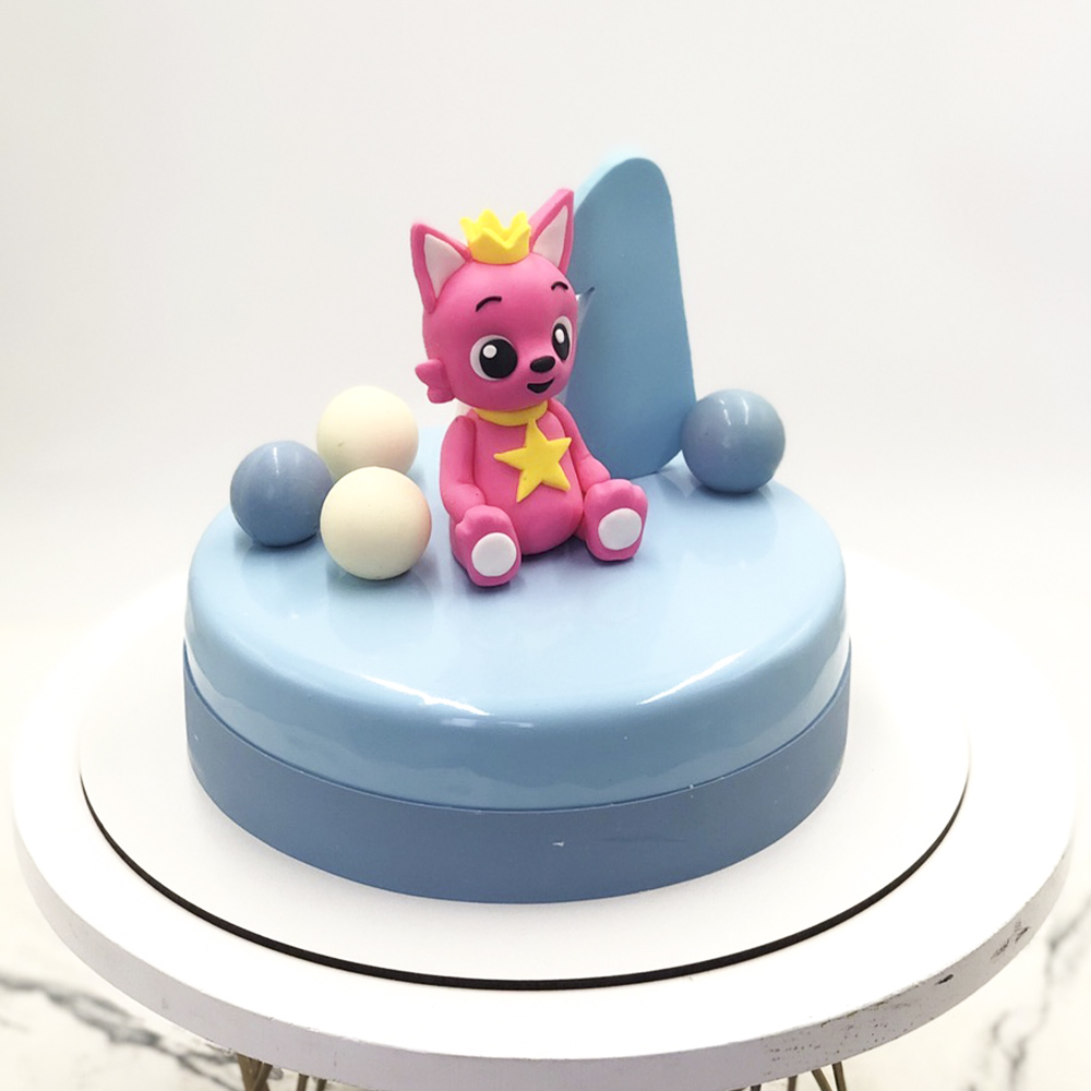 Дитячий торт в глазурі з Pinkfong