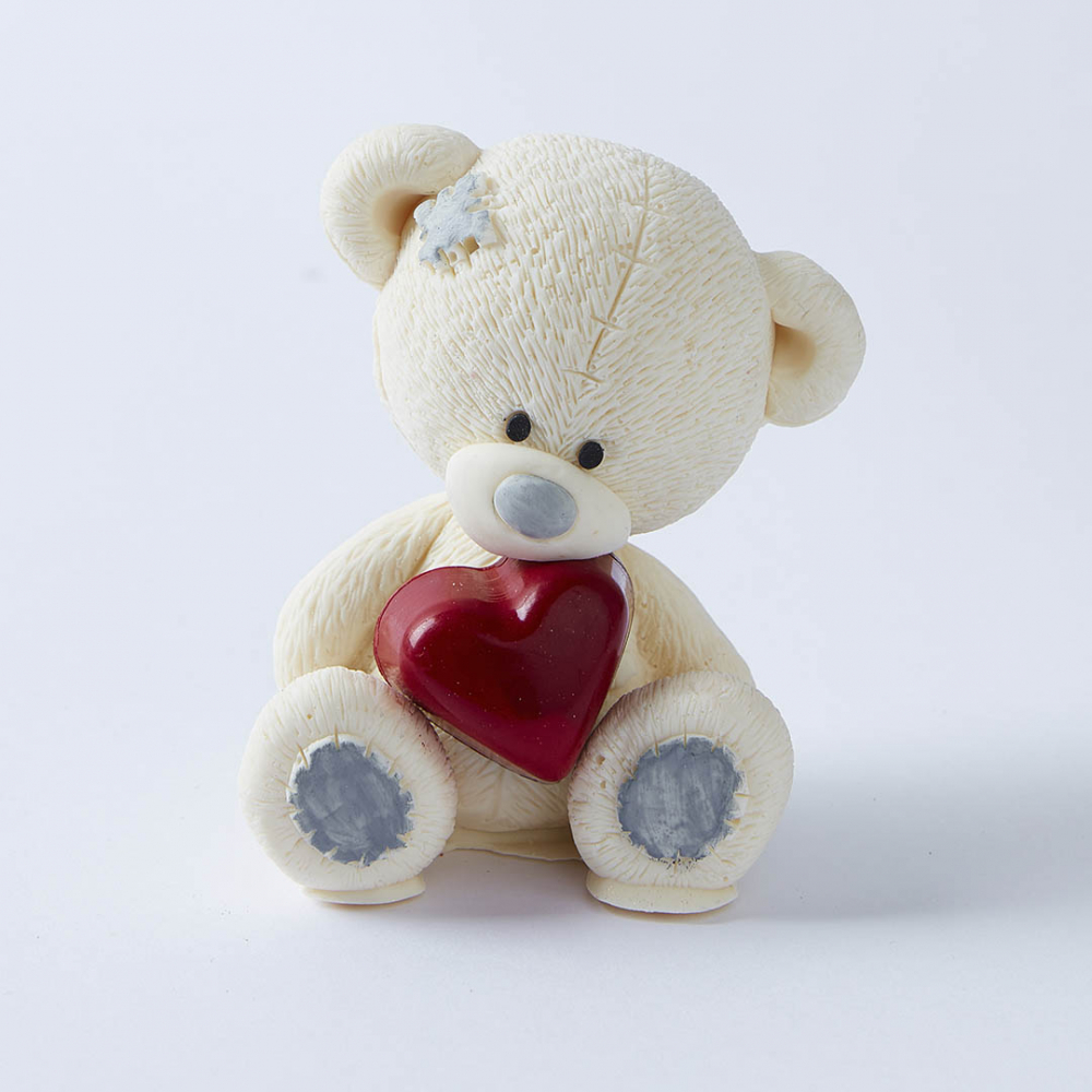 Шоколадна фігурка "Ведмідь з серцем"