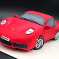 3D торт Машина